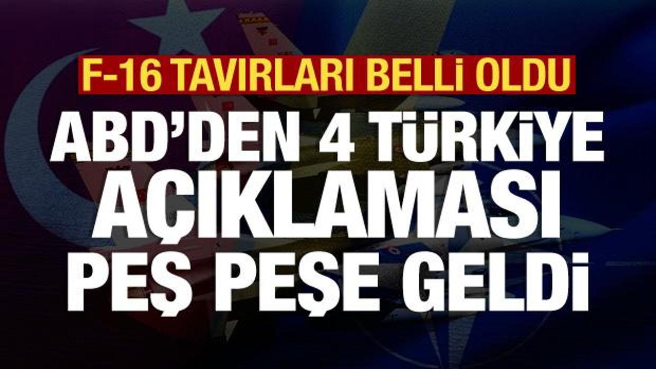 İsveç onayı çıktı: ABD'den peş peşe Türkiye ve F-16 açıklaması