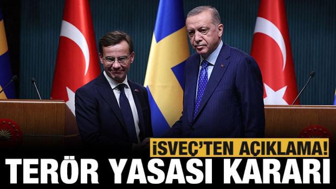 İsveç'ten Türkiye açıklaması: Terör yasası...