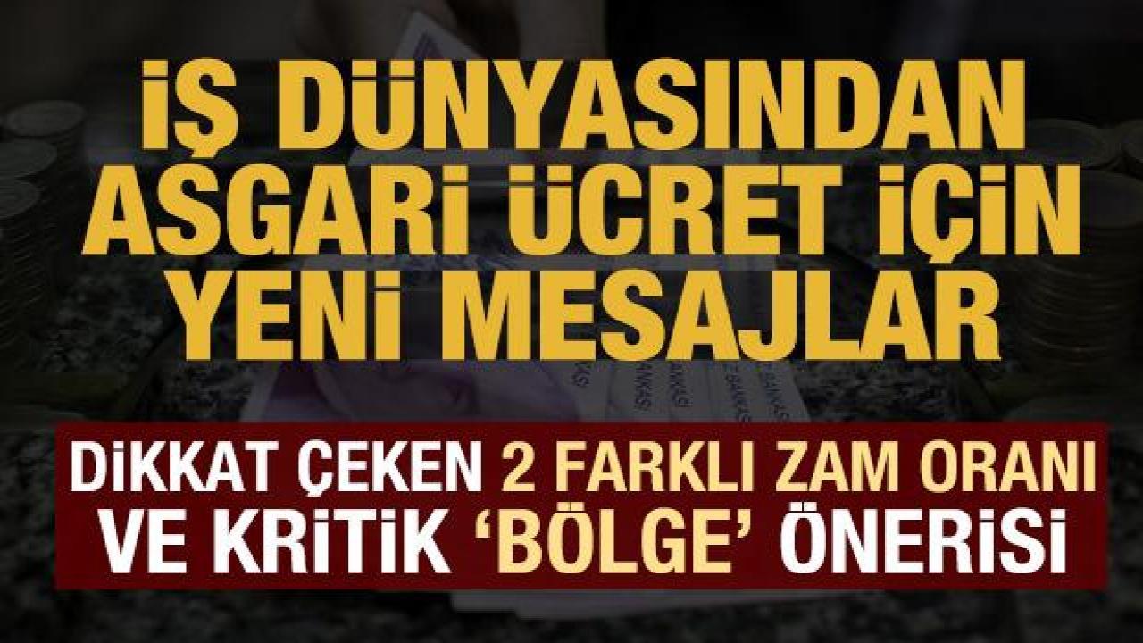 İşverenler asgari ücret için ilk kez rakam verdi: Bu rakamın üstünü ödeyemeyiz