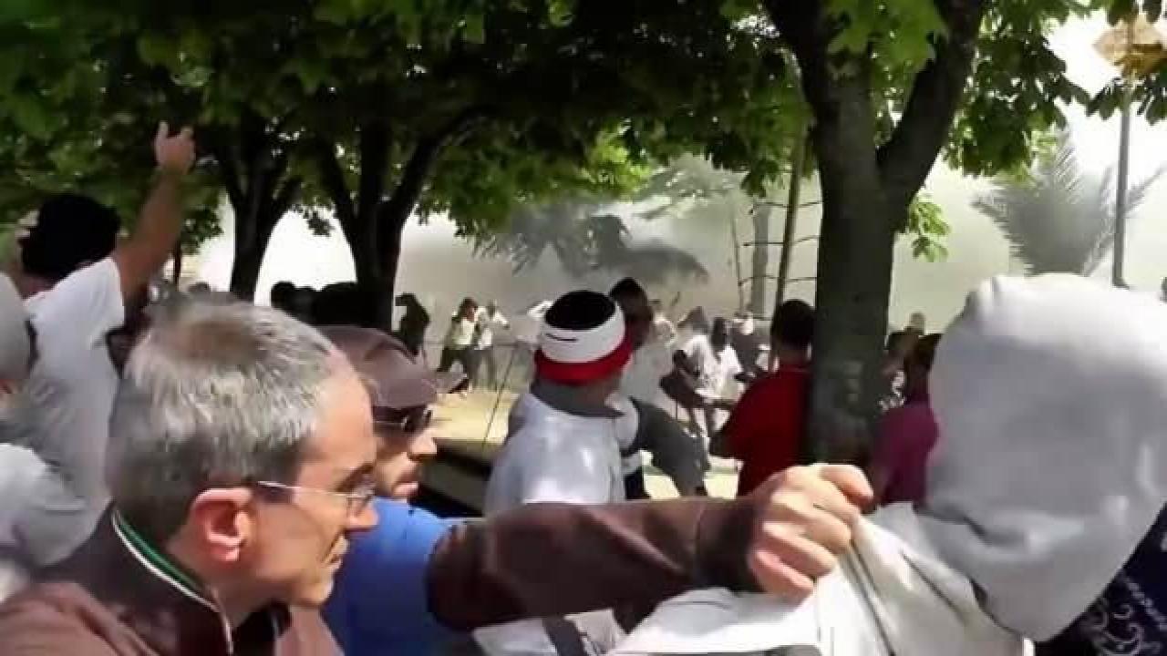 İtalya'da festival savaş alanına döndü