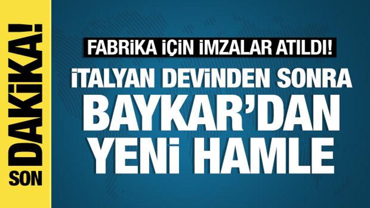 İtalya'dan sonra Baykar'dan yeni hamle! İHA fabrikası için imzalar atıldı