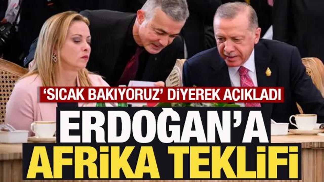 İtalya'dan Türkiye'ye Afrika teklifi! Erdoğan açıkladı