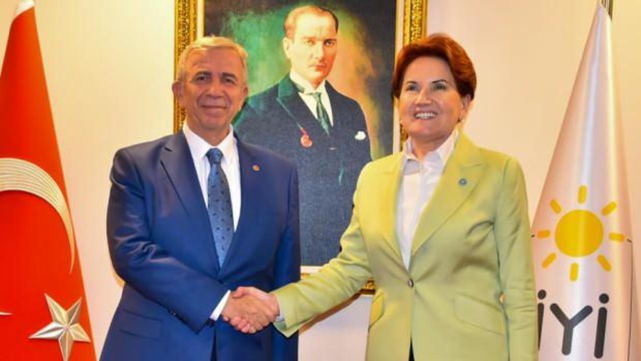 İYİ Parti Genel Başkanı Akşener, Mansur Yavaş ile görüştü