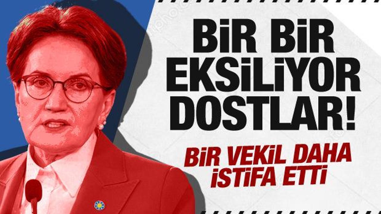 İYİ Parti'de bir milletvekili daha istifa etti