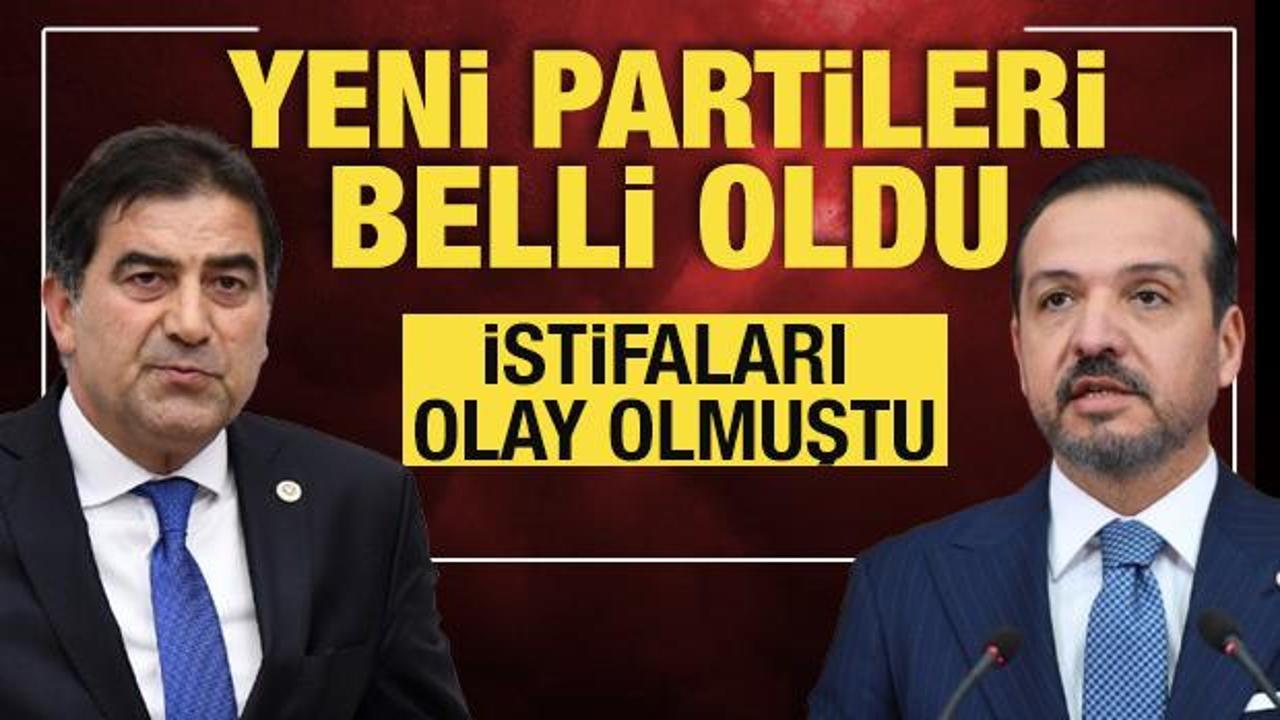 İYİ Parti'den istifa eden Kürşad Zorlu ve Ünal Karaman'ın yeni partisi belli oldu