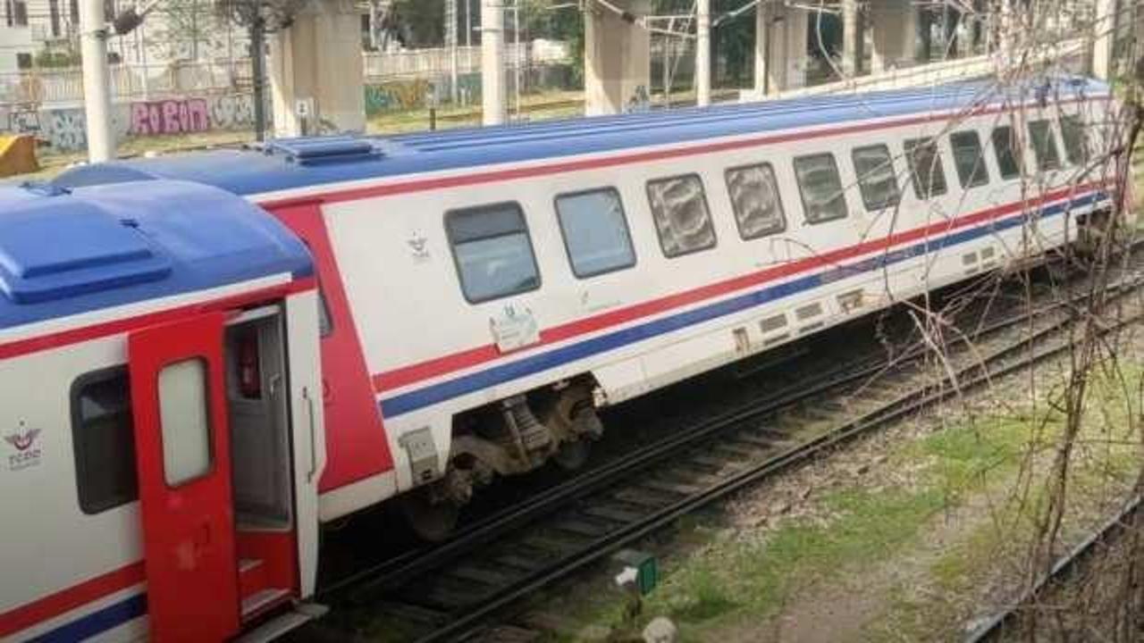 İzmir'de vagon raydan çıktı