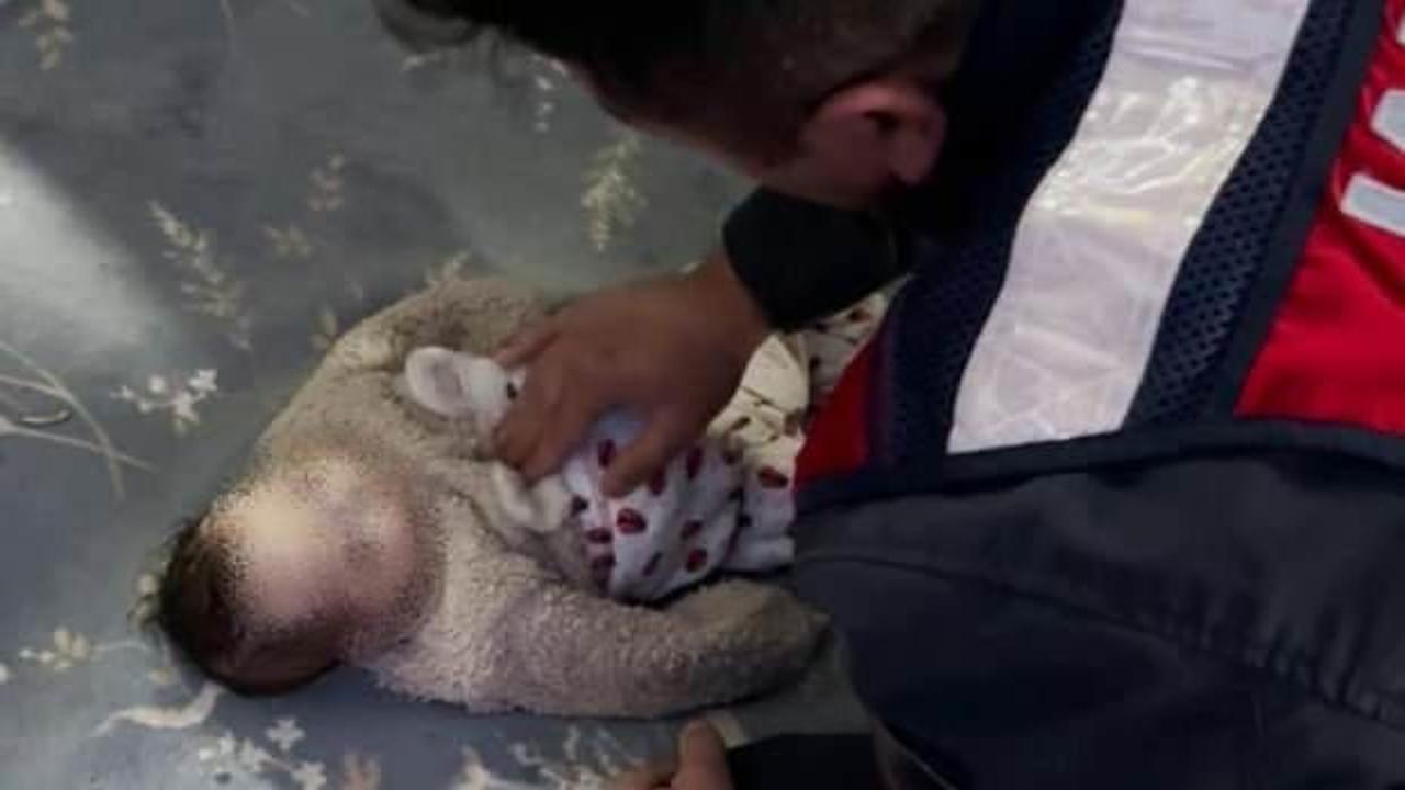 Jandarma kalbi duran 4 aylık bebeği kalp masajı ve suni solunumla hayata döndürdü