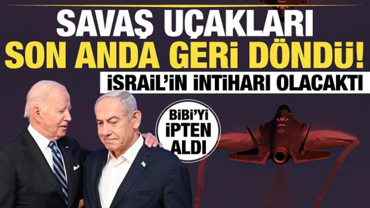Joe Biden araya girdi, Lübnan'ı vurmak için havalanan İsrail savaş uçakları geri döndü!