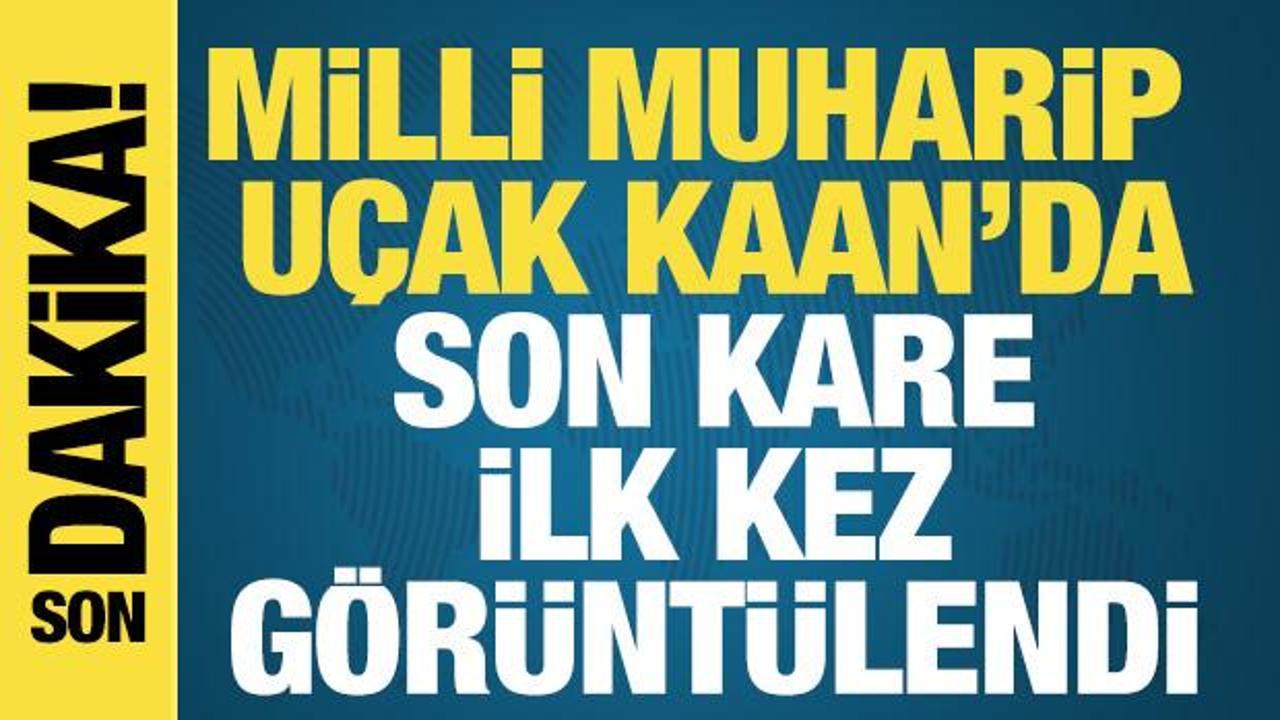 KAAN savaş uçağının ikinci prototipi, ilk kez görüntülendi