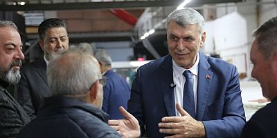Kadem Başkan fabrikaları ziyaret etti, işçilerle buluştu
