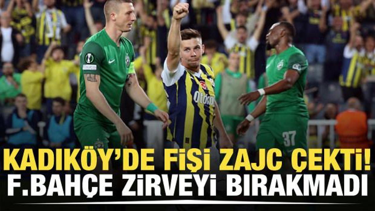 Kadıköy'de fişi Miha Zajc çekti! Fenerbahçe zirveyi bırakmadı