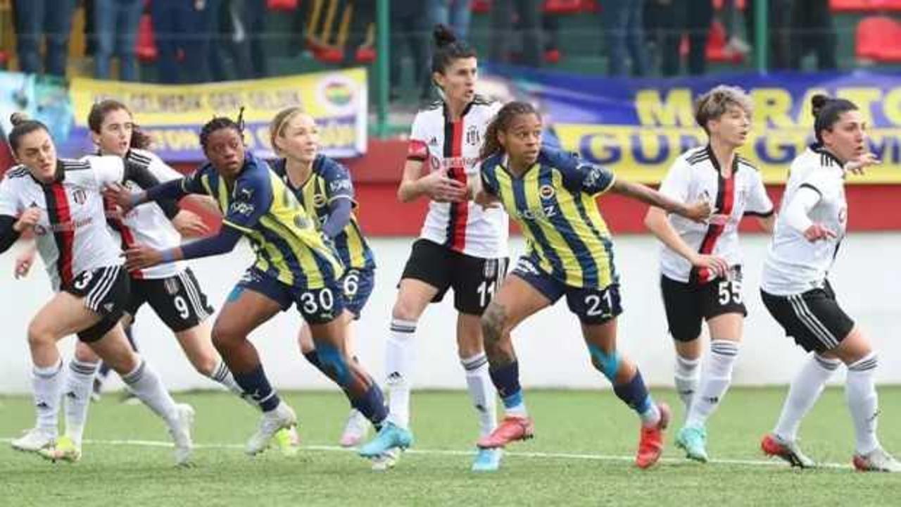 Kadın futbolu derbisinde Fenerbahçe, yarın Beşiktaş'ı konuk edecek
