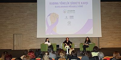 “KADINA YÖNELİK ŞİDDETE KARŞI” ATAŞEHİR’DEN GÜÇLÜ MESAJ