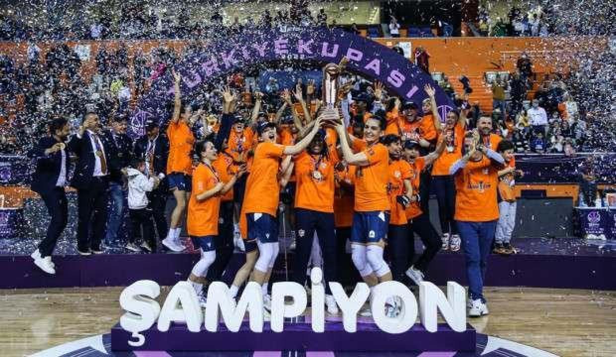 Kadınlar Türkiye Kupası'nda şampiyon ÇBK Mersin Yenişehir Belediyesi