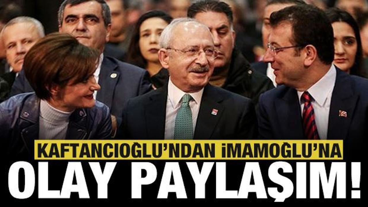Kaftancıoğlu'ndan İmamoğlu'na olay gönderme!