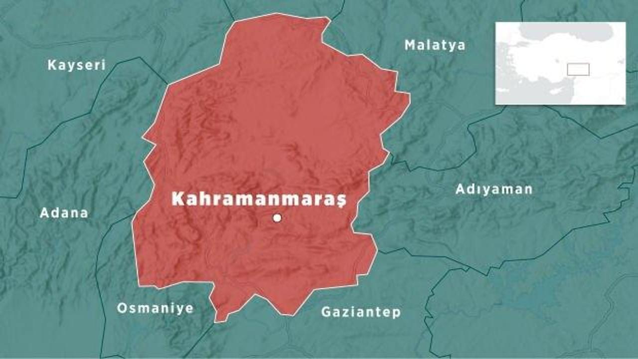 Kahramanmaraş'ta 4,3 büyüklüğünde deprem