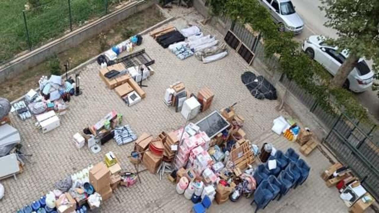 Kahramanmaraş'ta deprem yardımlarını satan 4 kişi tutuklandı