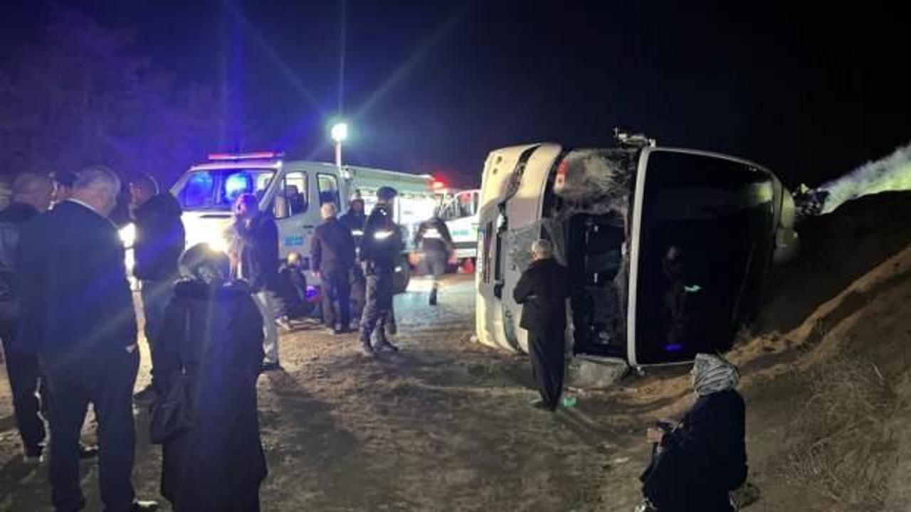 Kahreden otobüs kazası! Ekipler bölgeye sevk edildi