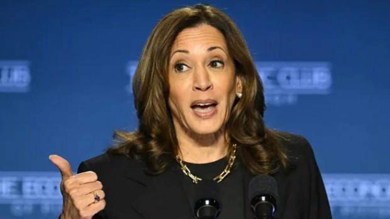 Kamala Harris İran'a kin kusup İsrail'i destekledi