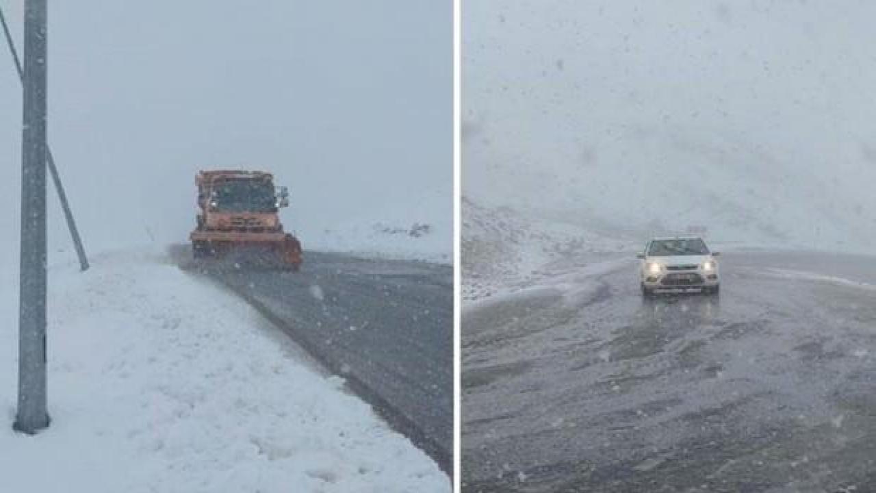 Kar yağışı bastırdı! Vatandaşlar zor anlar yaşadı