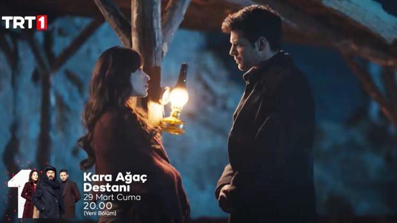 Kara Ağaç Destanı 6.bölüm fragmanında herkesi heyecanlandıran sahne! Elini tuttu ve...