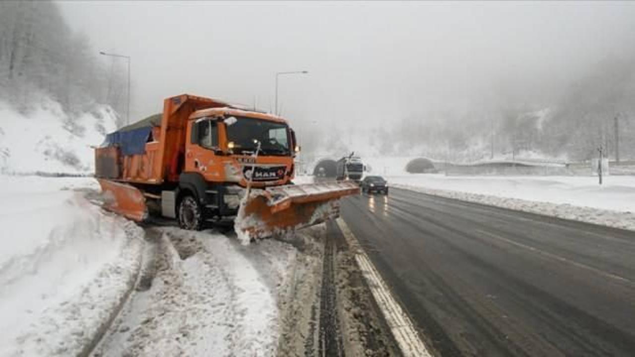 Kara yollarında kış hazırlıkları tamamlandı
