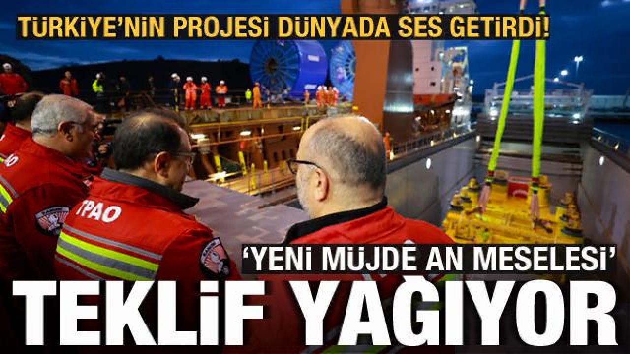 Karadeniz gazı projesi dünyada ses getirdi! Türkiye'ye teklif yağıyor