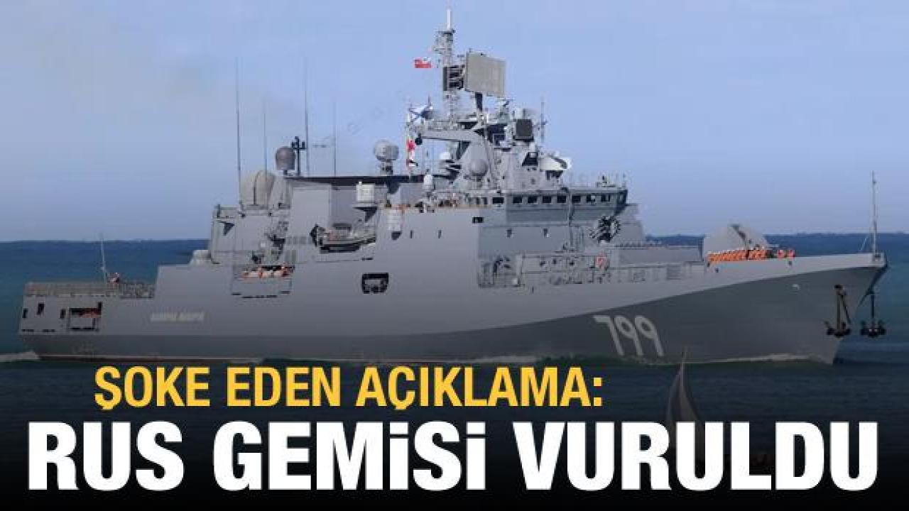 'Karadeniz'de Rus fırkateyni vuruldu' iddiası