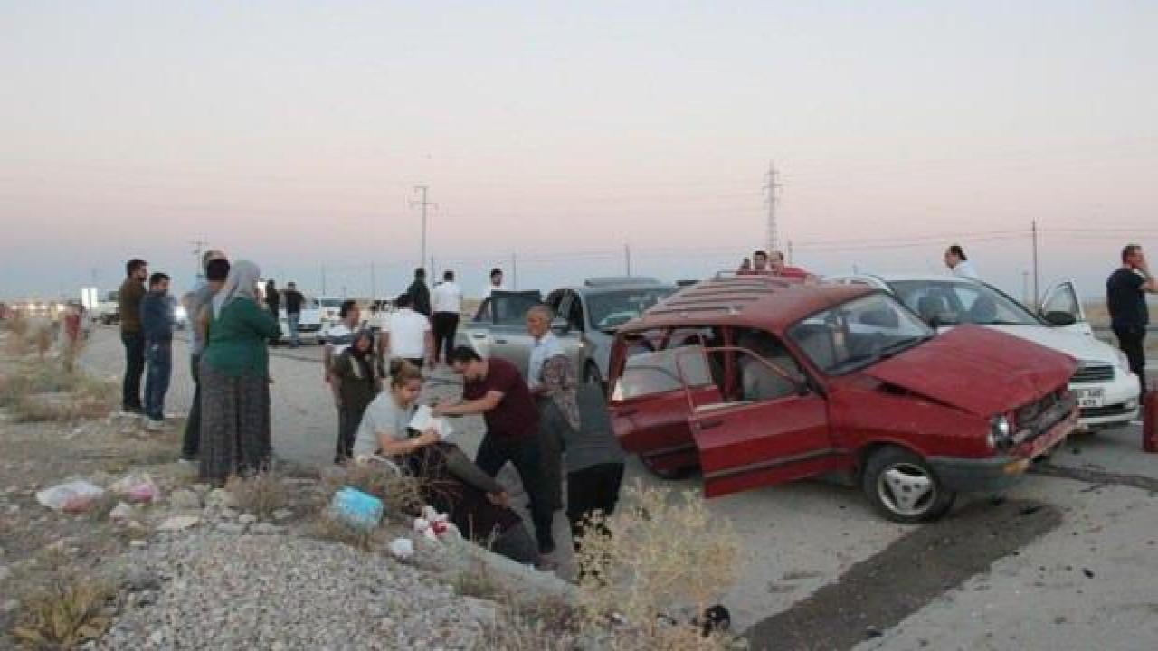Karaman’da 4 araçlı zincirleme kaza: 4 yaralı