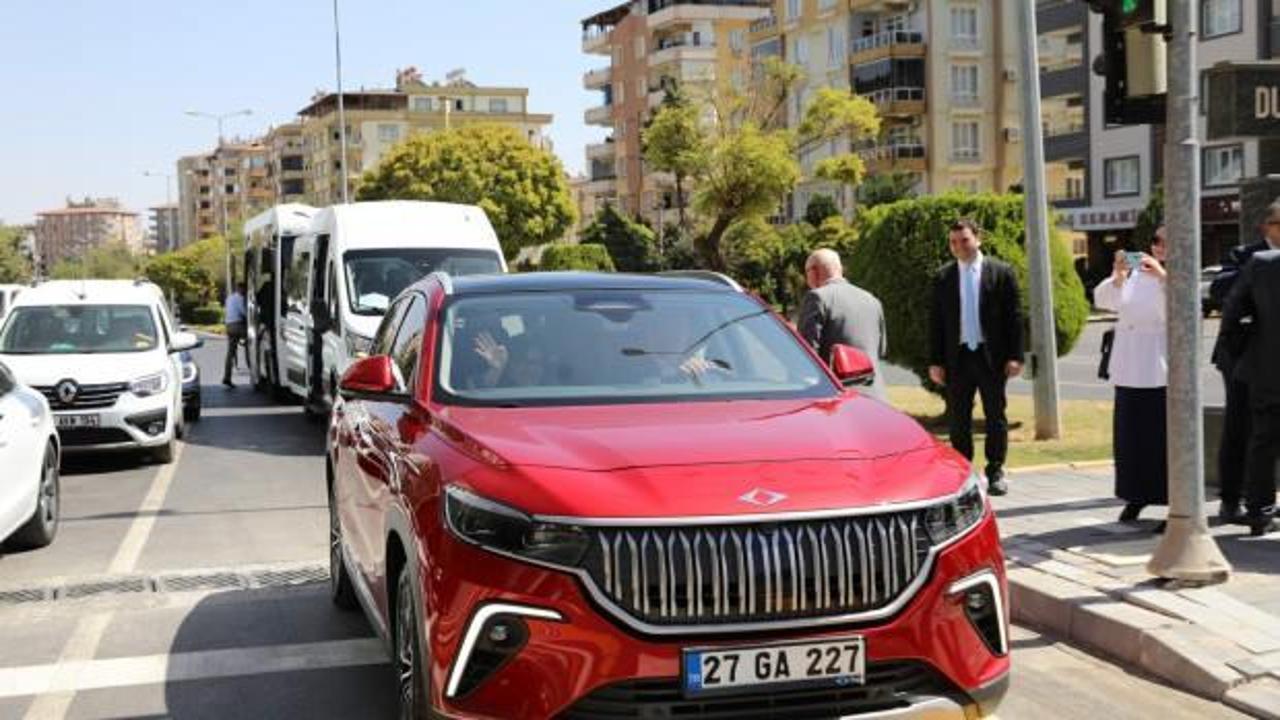 Kardeş Şehir Duisburd Belediye Başkanı Togg ile Gaziantep turu yaptı