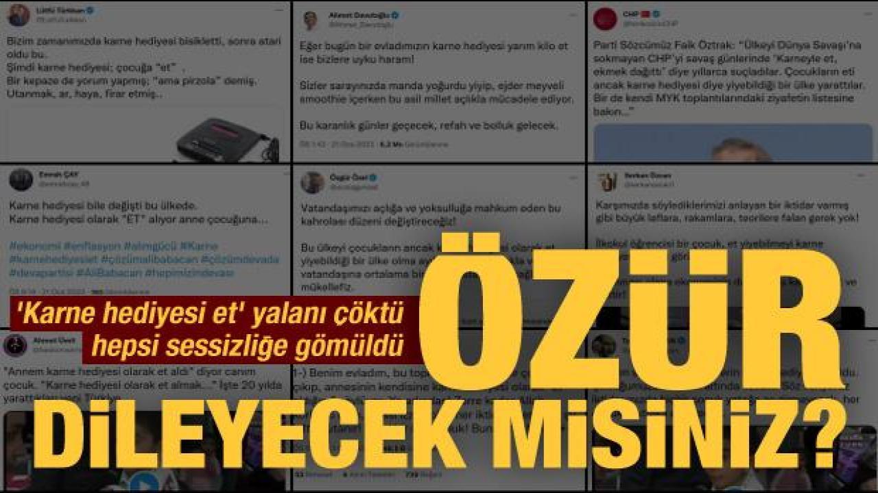 'Karne hediyesi et' yalanı çöktü, hepsi sessizliğe gömüldü... Özür dileyecek misiniz?