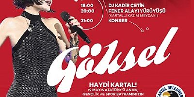 Kartal, 19 Mayıs'ın 104. Yılını Göksel Konseriyle Kutlayacak
