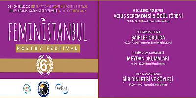 Kartal, 6. Uluslararası Kadın Şiiri Festivali FeminİSTANBUL’a ev sahipliği yapacak