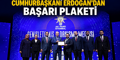 Kartal’a Teşkilat Başarısı: Cumhurbaşkanı Erdoğan’dan Plaket