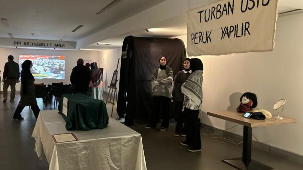 Kartal AİHL öğrencilerinden 28 Şubat sergisi
