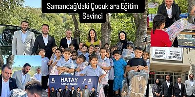 Kartal Anahtar Parti’den Gönüllülük Örneği: Hatay Samandağ’daki Çocuklara Eğitim Desteği