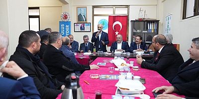 KARTAL BELEDİYE BAŞKAN ADAYI HÜSEYİN KARAKAYA, BARFED’İ ZİYARET ETTİ