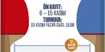 Kartal Belediyesi, 100. Yıl Cumhuriyet Kupası Masa Tenis Turnuvası’na Ev Sahipliği Yapacak