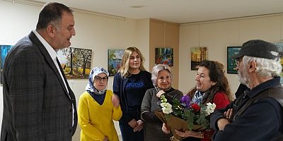 Kartal Belediyesi, 'Mavi Liman' Karma Resim Sergisine Ev Sahipliği Yaptı