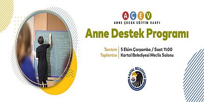 Kartal Belediyesi’nde Anne Destek Programı Eğitim Projesi Başlıyor