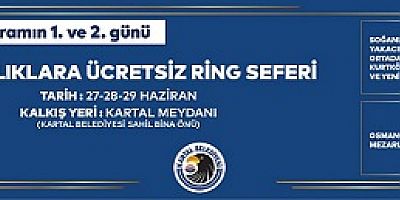 Kartal Belediyesi'nden Mezarlıklara Ücretsiz Ulaşım Hizmeti