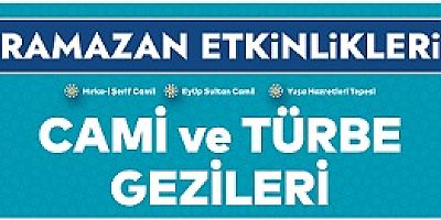 Kartal Belediyesi'nden Ramazan Ayında Vatandaşlara Cami ve Türbe Ziyareti
