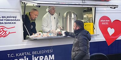 Kartal Belediyesi'nden Soğuk Kış Günlerinde Vatandaşlara Sıcak Destek