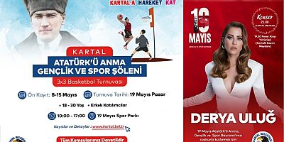 Kartal Belediyesi'nden Şölen Tadında 19 Mayıs Kutlamaları