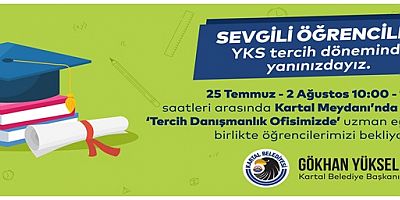 Kartal Belediyesi'nden Üniversite Adaylarına YKS Tercih Danışmanlığı
