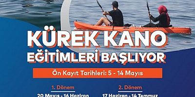Kartal Belediyesi’nin Kürek ve Kano Eğitimleri Başlıyor