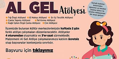 Kartal Belediyesi'nin 'Malzemeni Al Gel' Atölyesi Başlıyor