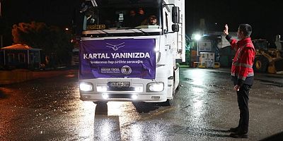 Kartal Belediyesi'nin Yardım Tırları, Deprem Bölgelerine Hareket Etti