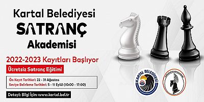 Kartal Belediyesi Satranç Akademisi Kayıtları Başlıyor