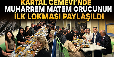 Kartal Cemevi’nde Muharrem Matem Orucunun İlk Lokması Paylaşıldı